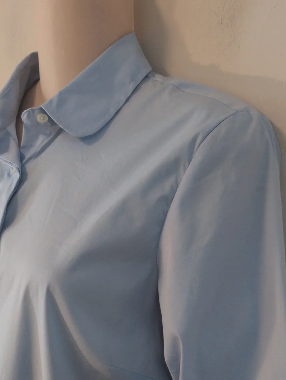 Rochelle Behrens The Drop Waist Shirt Dress S - Picture 11 of 16